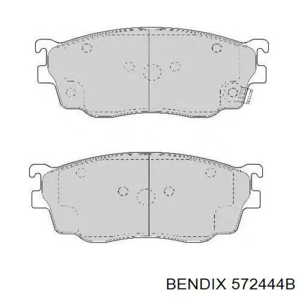 572444B Jurid/Bendix Передні гальмівні колодки