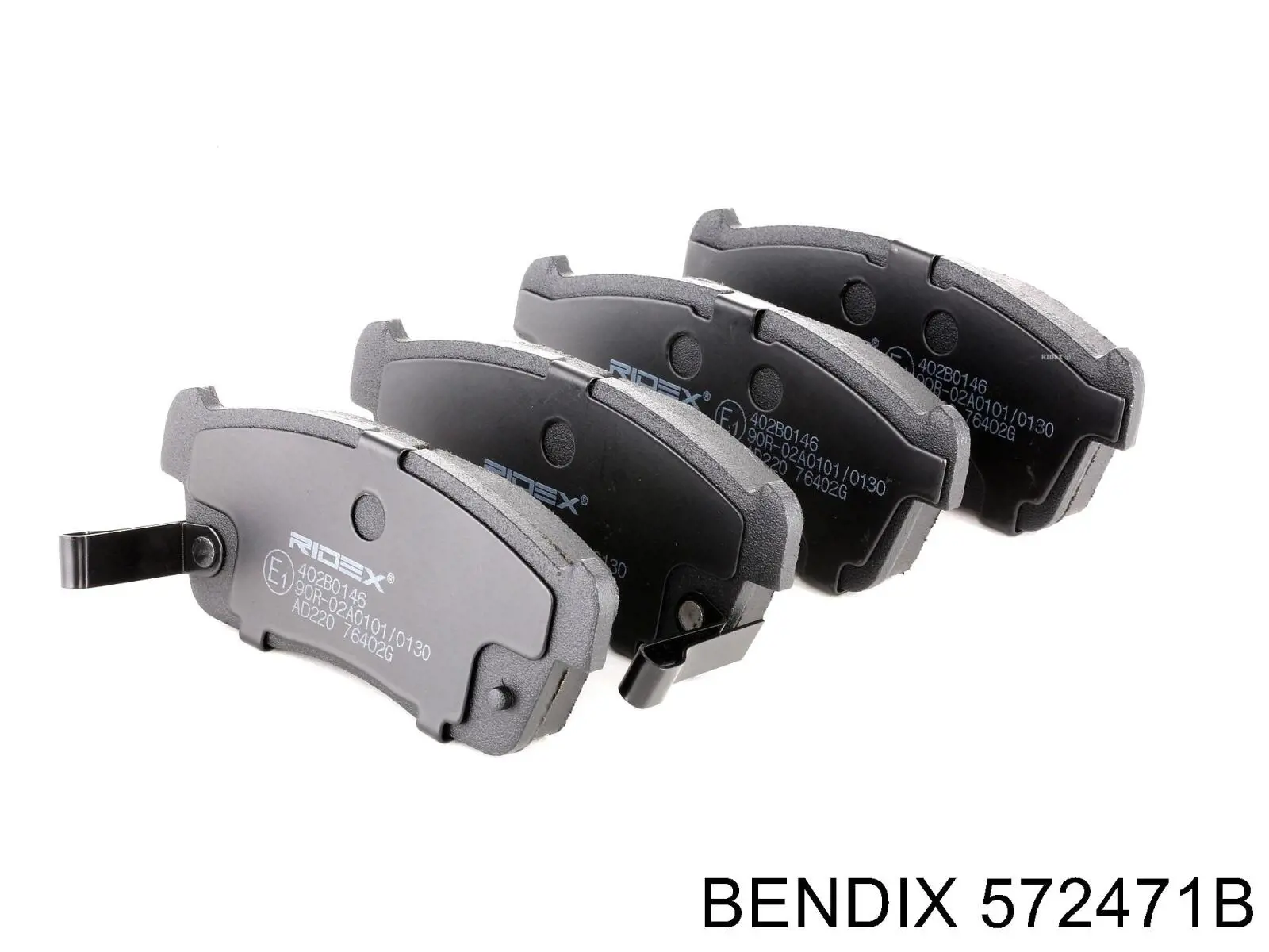 572471B Jurid/Bendix Передні гальмівні колодки