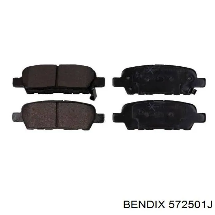 Купити 572501J Jurid/Bendix Задні колодки