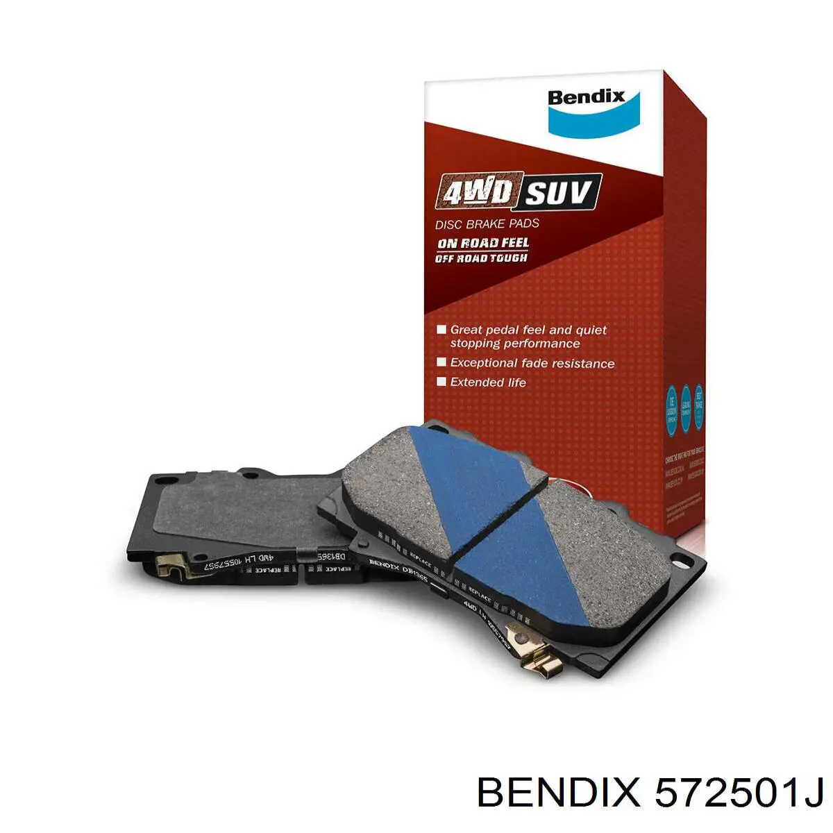 Задні дискові колодки Jurid/Bendix 572501J