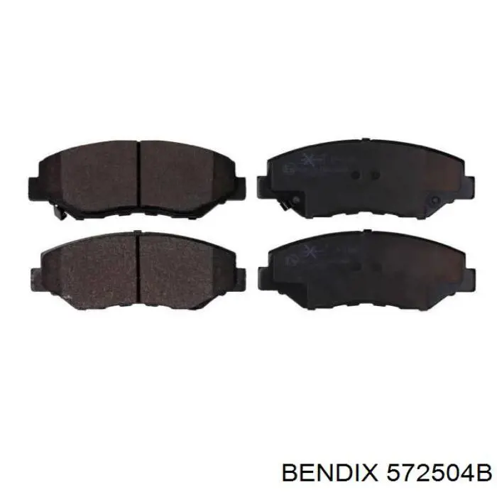 Передні тормозні колодки 572504B Jurid/Bendix