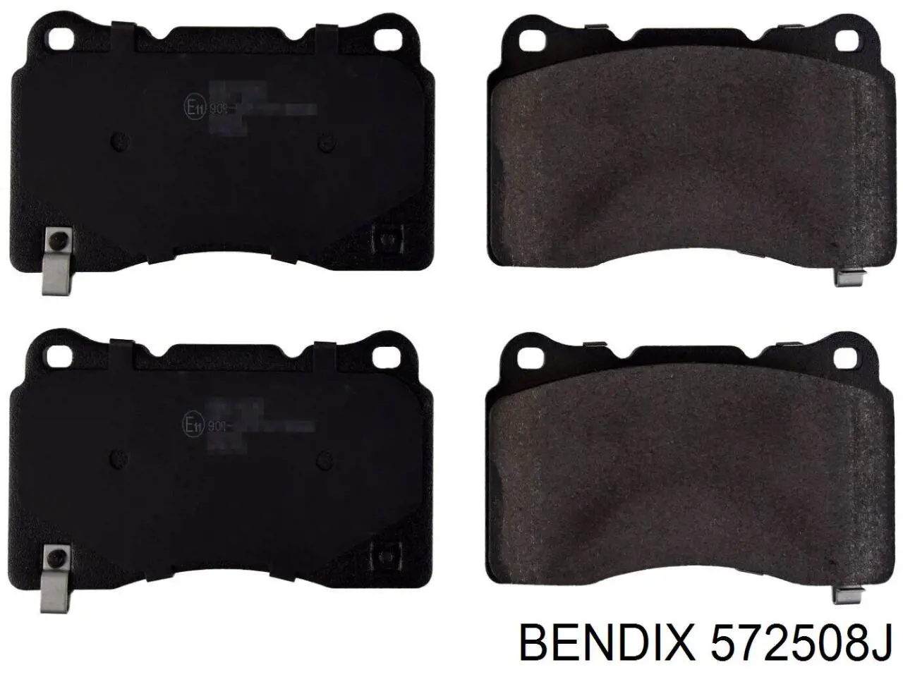 Передні тормозні колодки 572508J Jurid/Bendix