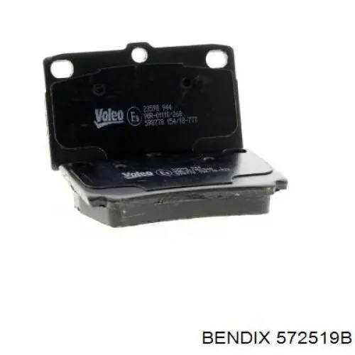 Купити 572519B Jurid/Bendix Задні колодки