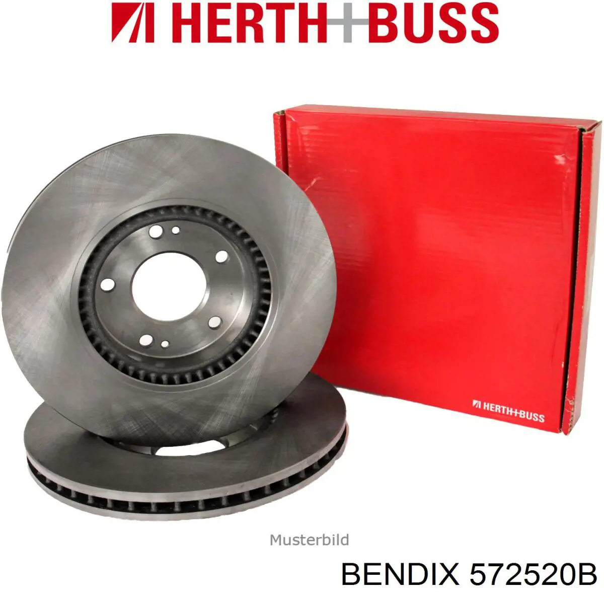 572520B Jurid/Bendix колодки гальмові задні, дискові