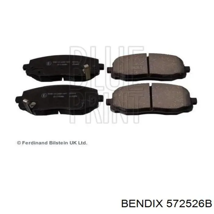 Купити 572526B Jurid/Bendix Колодки гальмівні передні, дискові