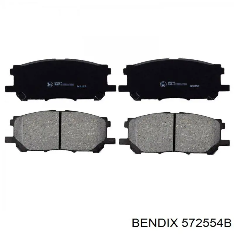 Передні тормозні колодки 572554B Jurid/Bendix