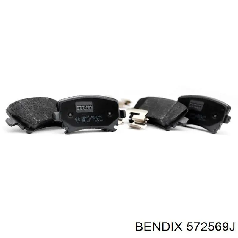 Тормозні колодки Jurid/Bendix 572569J