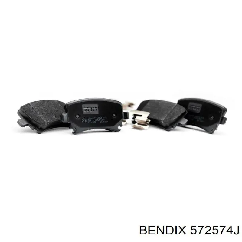 Купити 572574J Jurid/Bendix Колодки гальмівні передні, дискові