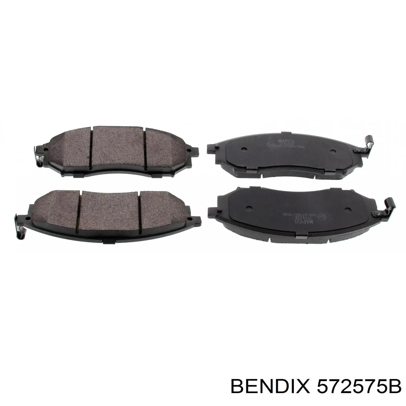 Купити 572575B Jurid/Bendix Колодки гальмівні передні, дискові