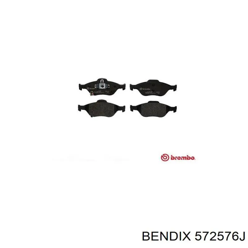 Гальмівні колодки Jurid/Bendix 572576J ціна, від 29.13 USD