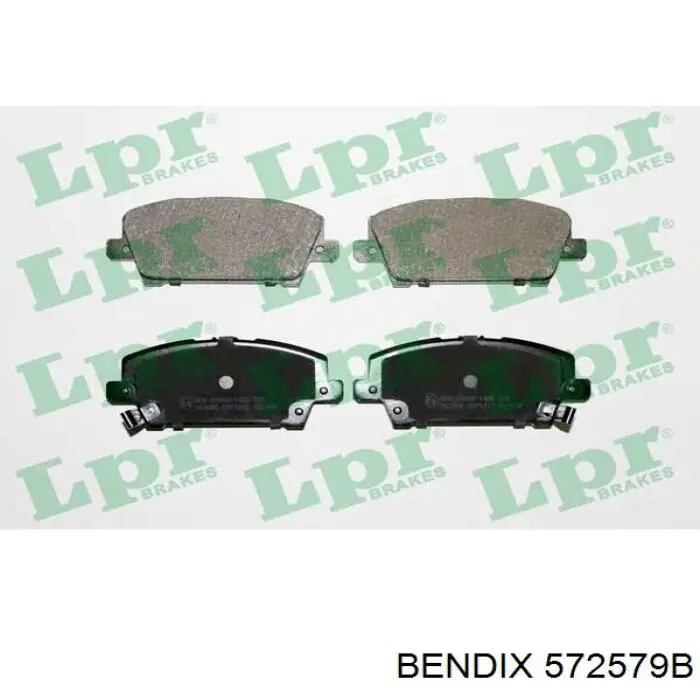Гальмівні колодки Jurid/Bendix 572579B ціна, від 22.48 USD