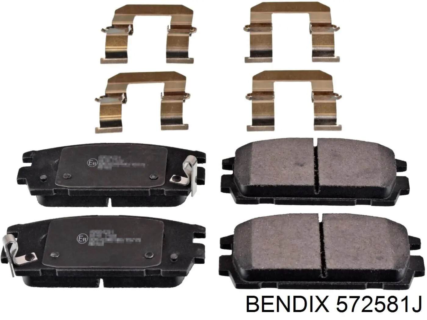 Купити 572581J Jurid/Bendix Задні колодки