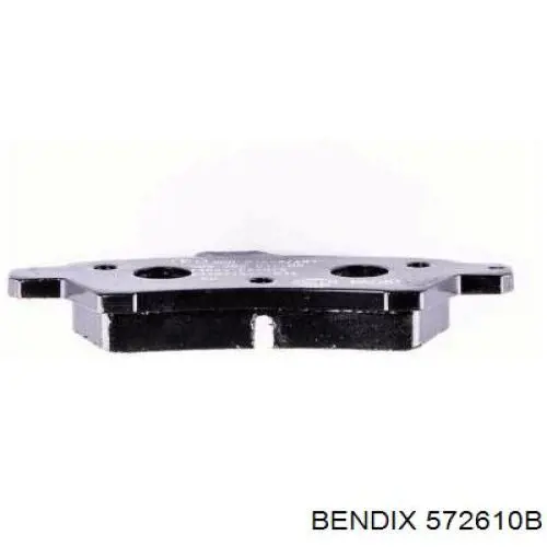 Купити 572610B Jurid/Bendix Задні колодки