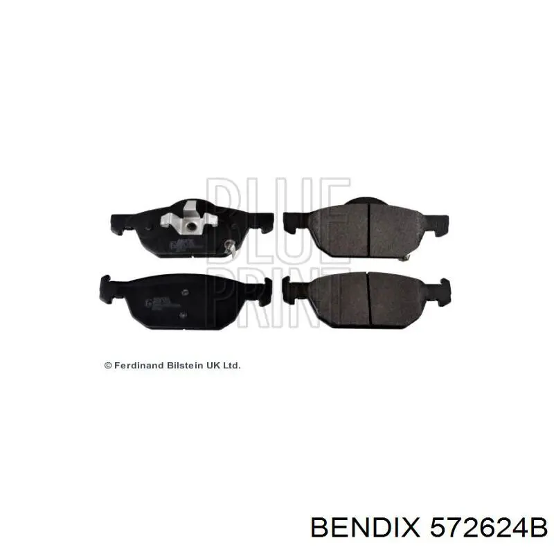 Гальмівні колодки Jurid/Bendix 572624B ціна, від 29.94 USD