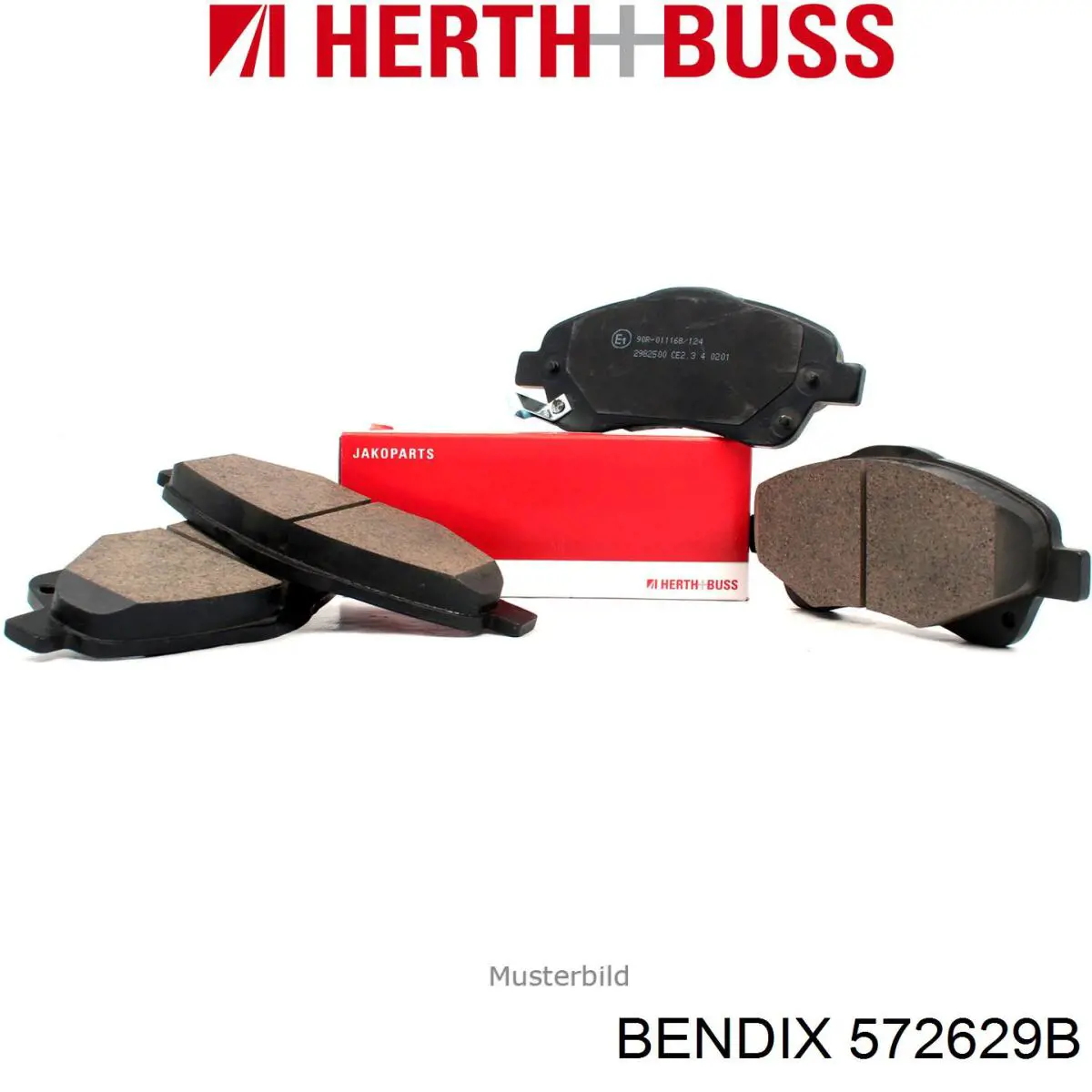 Купити 572629B Jurid/Bendix Задні колодки