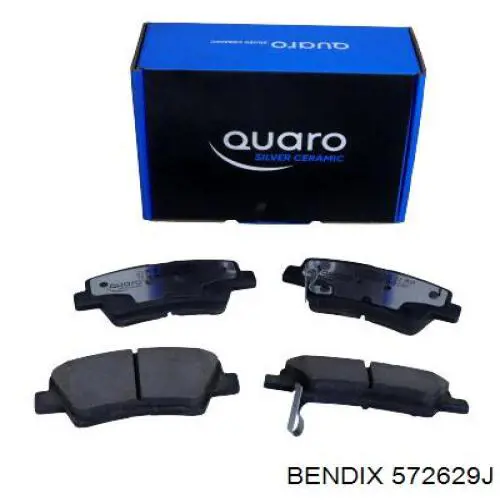 Задні гальмівні колодки Jurid/Bendix 572629J ціна, від 23.71 USD