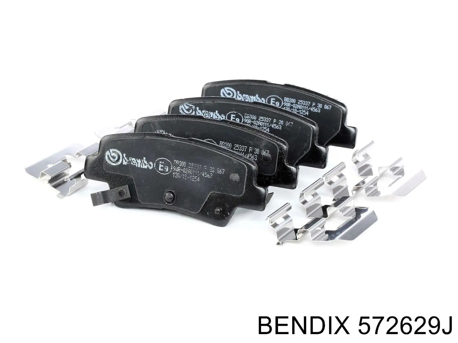 Задні дискові колодки Jurid/Bendix 572629J