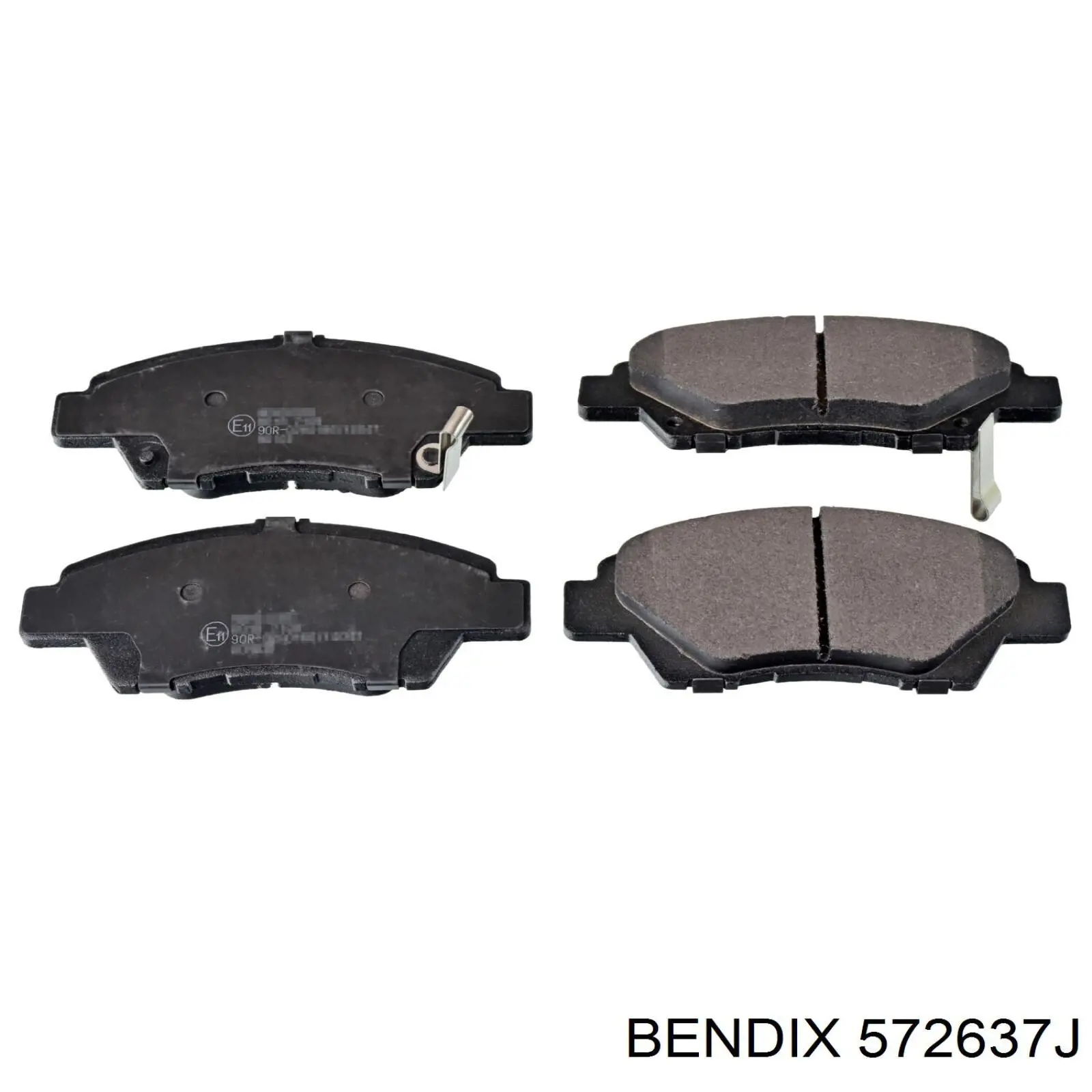 Гальмівні колодки Jurid/Bendix 572637J ціна, від 30.42 USD