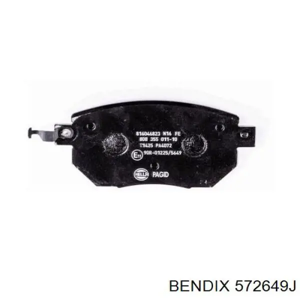 Тормозні колодки Jurid/Bendix 572649J