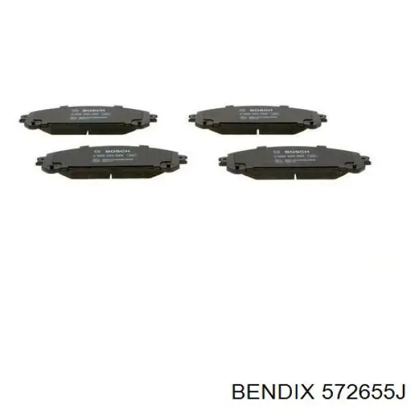 Тормозні колодки Jurid/Bendix 572655J