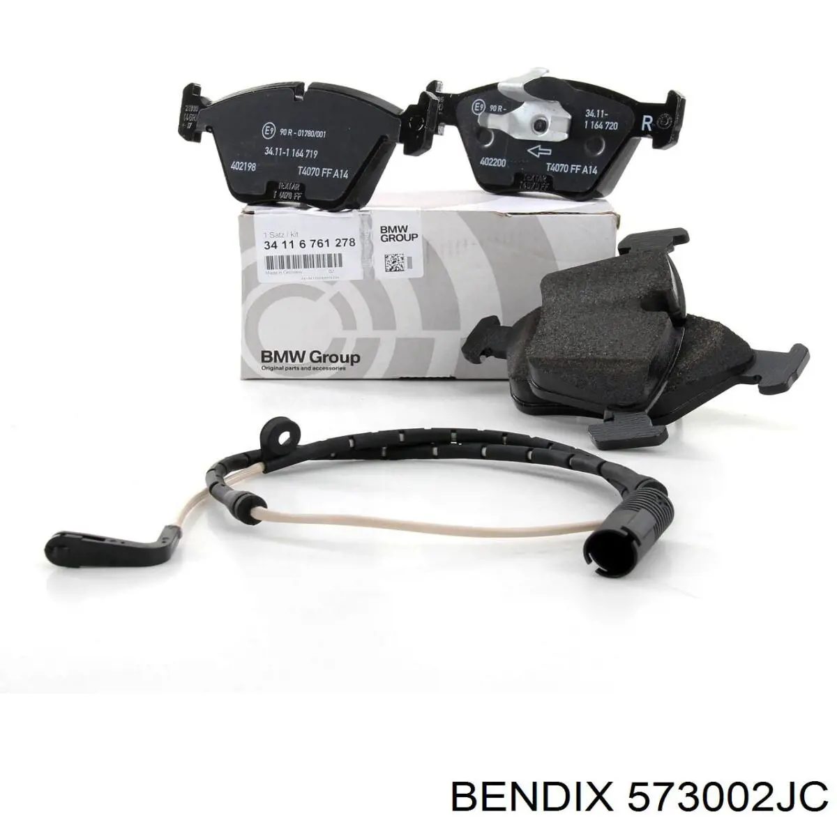 Гальмівні колодки Jurid/Bendix 573002JC ціна, від 39.03 USD