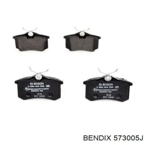 Задні гальмівні колодки Jurid/Bendix 573005J ціна, від 18.23 USD