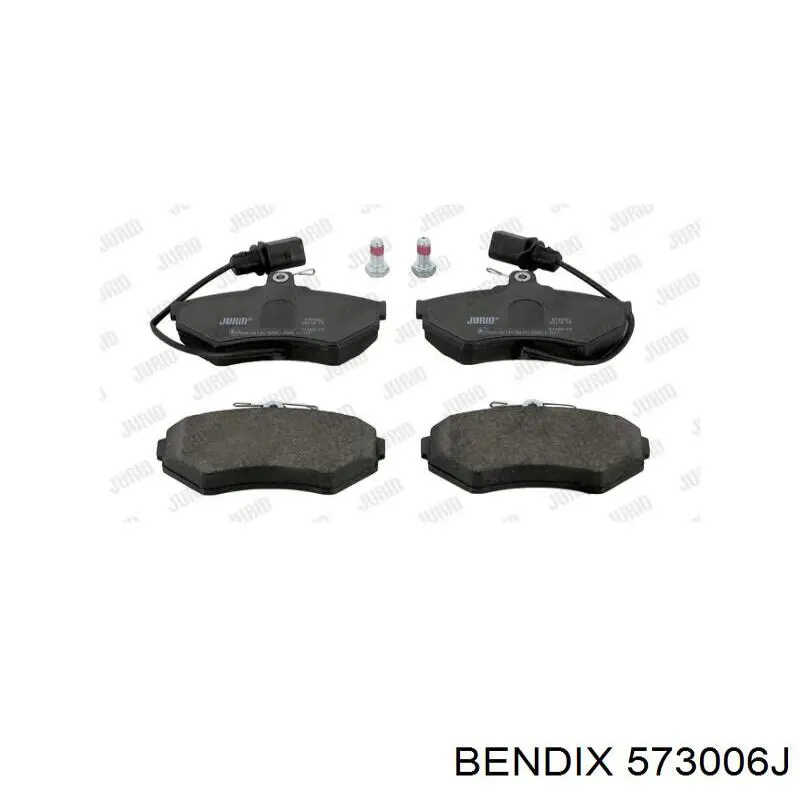 573006J Jurid/Bendix колодки гальмівні передні, дискові