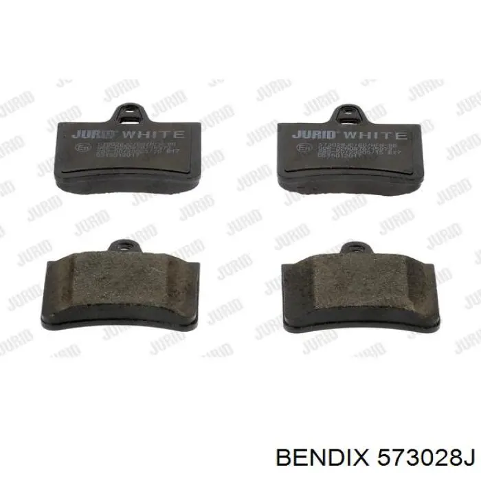 Задні гальмівні колодки Jurid/Bendix 573028J ціна, від 18.06 USD