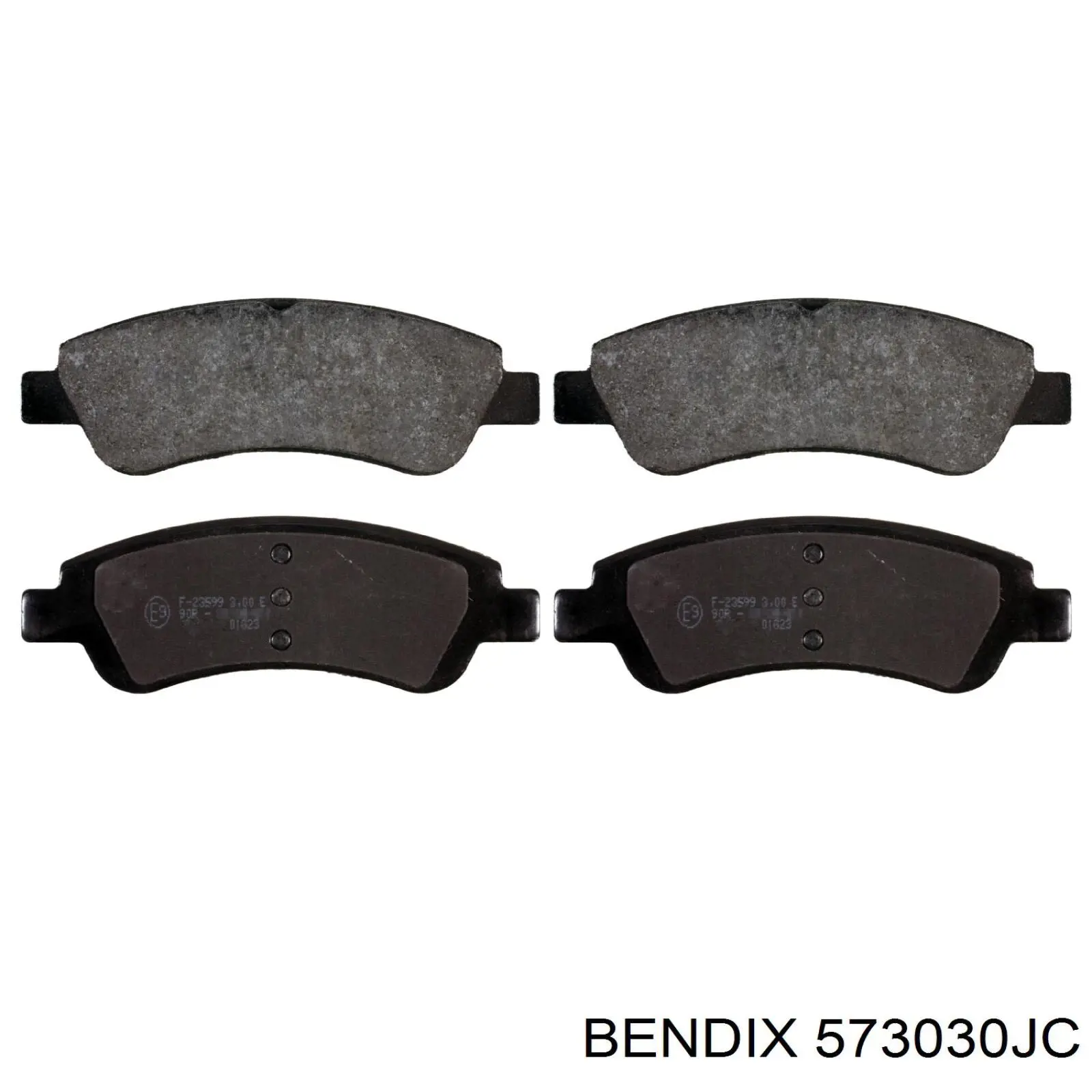 Передні тормозні колодки 573030JC Jurid/Bendix