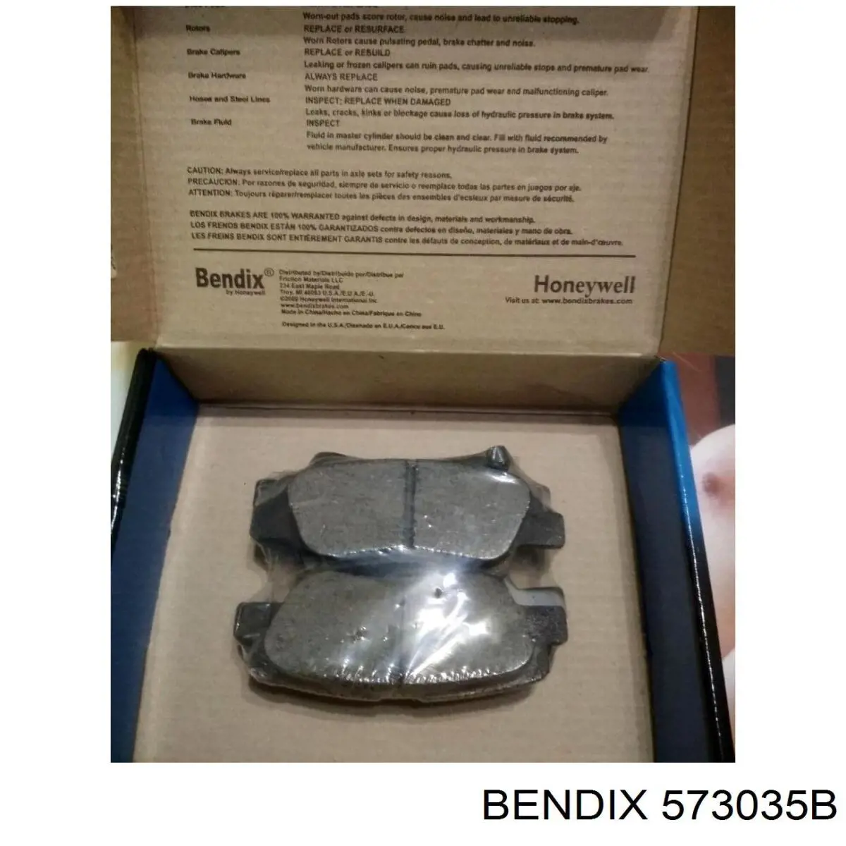 Купити 573035B Jurid/Bendix Задні колодки