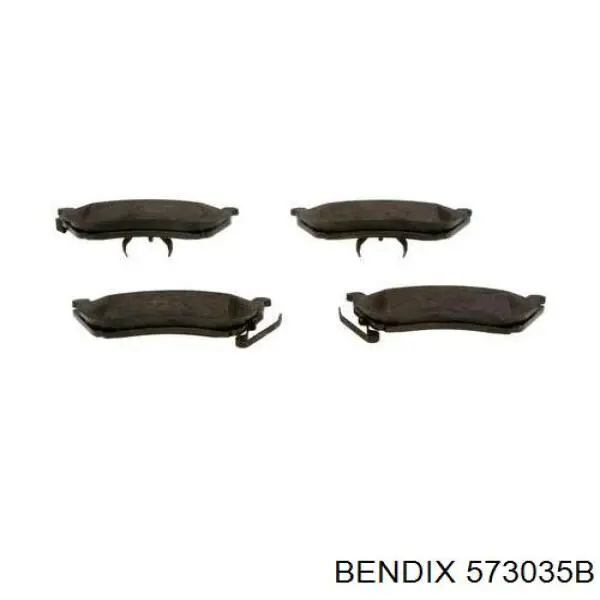 Задні гальмівні колодки Jurid/Bendix 573035B ціна, від 28.65 USD