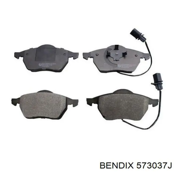 Передні тормозні колодки 573037J Jurid/Bendix