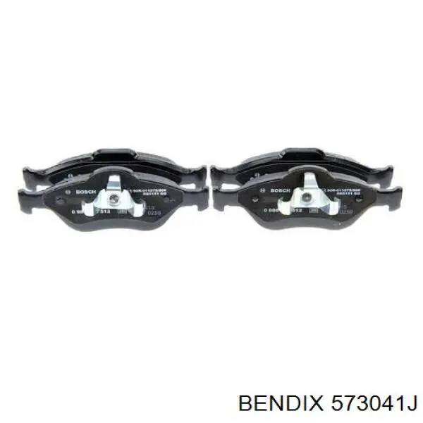 573041J Jurid/Bendix Передні гальмівні колодки