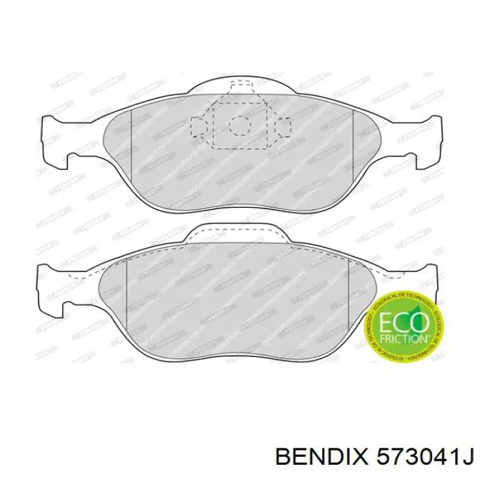 Гальмівні колодки Jurid/Bendix 573041J ціна, від 25.42 USD