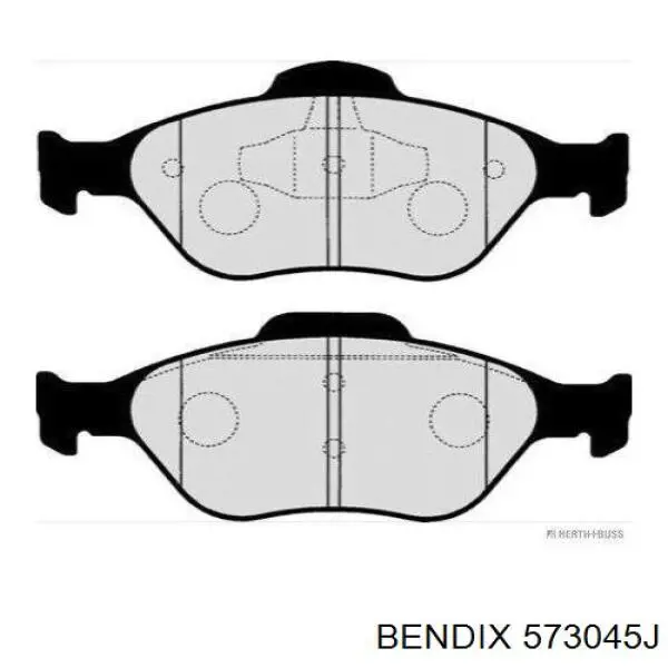 Гальмівні колодки Jurid/Bendix 573045J ціна, від 20.73 USD