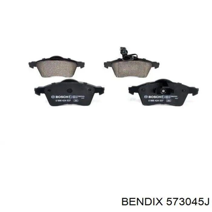 Передні тормозні колодки 573045J Jurid/Bendix