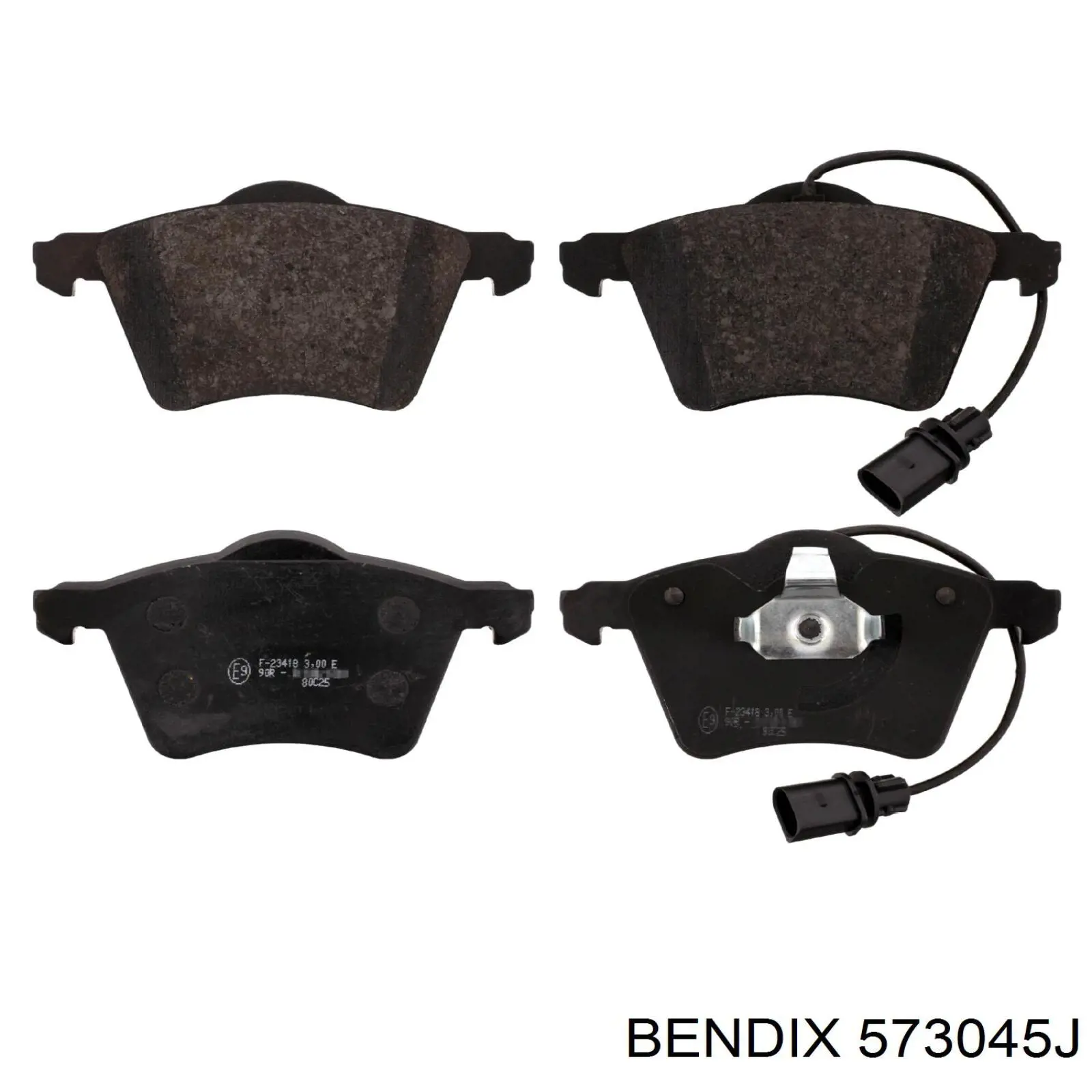 Тормозні колодки Jurid/Bendix 573045J