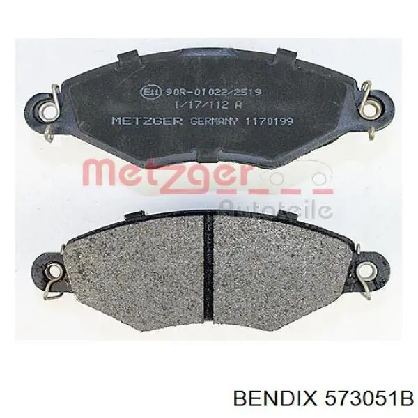 Гальмівні колодки Jurid/Bendix 573051B ціна, від 17.58 USD