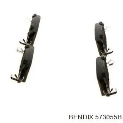 Задні дискові колодки Jurid/Bendix 573055B