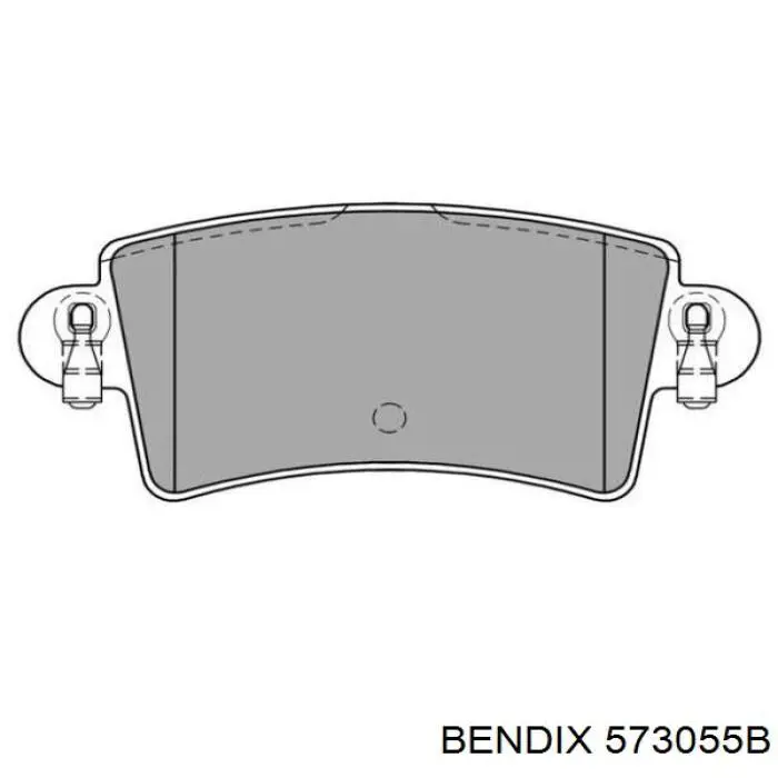 Задні гальмівні колодки Jurid/Bendix 573055B ціна, від 17.23 USD