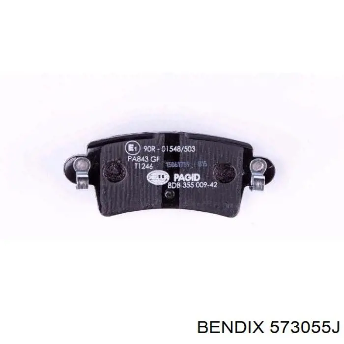 573055J Jurid/Bendix Колодки гальмівні задні, дискові
