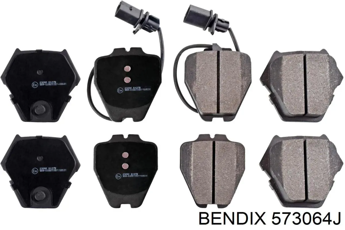 573064J Jurid/Bendix колодки гальмівні передні, дискові