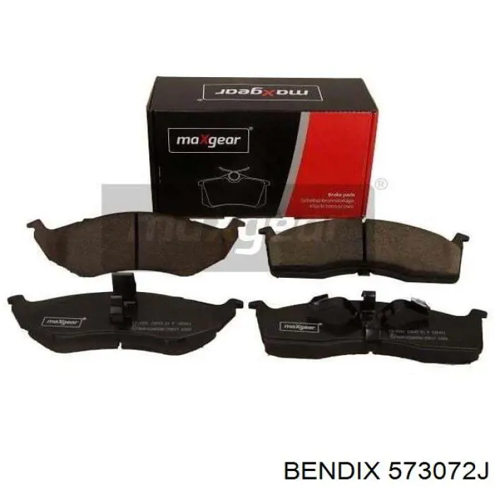 Тормозні колодки Jurid/Bendix 573072J