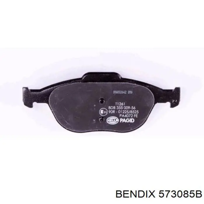 Купити 573085B Jurid/Bendix Колодки гальмівні передні, дискові