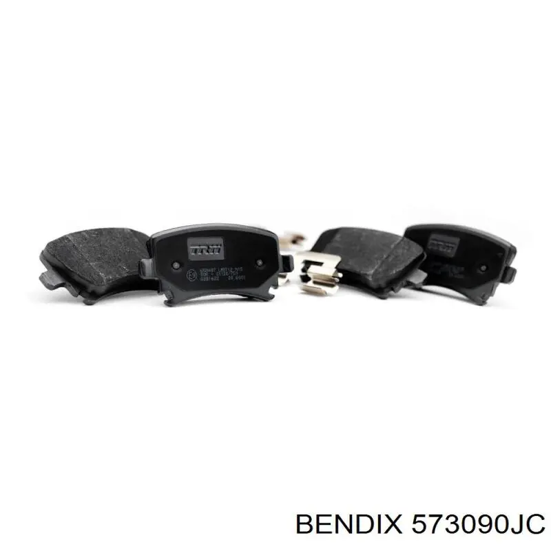 Передні тормозні колодки 573090JC Jurid/Bendix