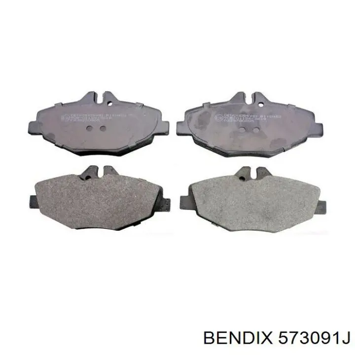 Передні тормозні колодки 573091J Jurid/Bendix