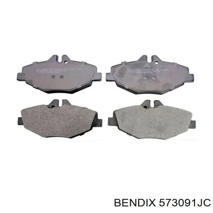 Передні тормозні колодки 573091JC Jurid/Bendix