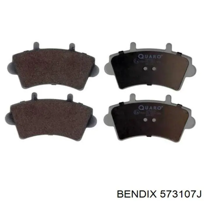 573107J Jurid/Bendix колодки гальмівні передні, дискові