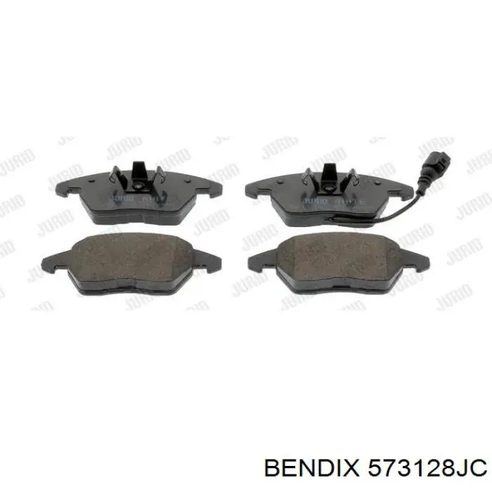 Передні тормозні колодки 573128JC Jurid/Bendix