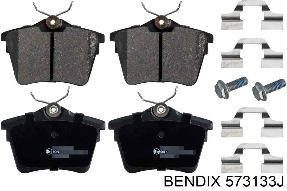 Купити 573133J Jurid/Bendix Задні колодки